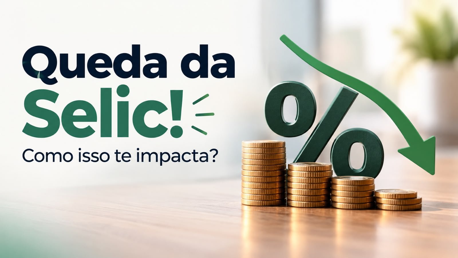 Selic baixa para 13,75% ao ano: o que muda no seu bolso