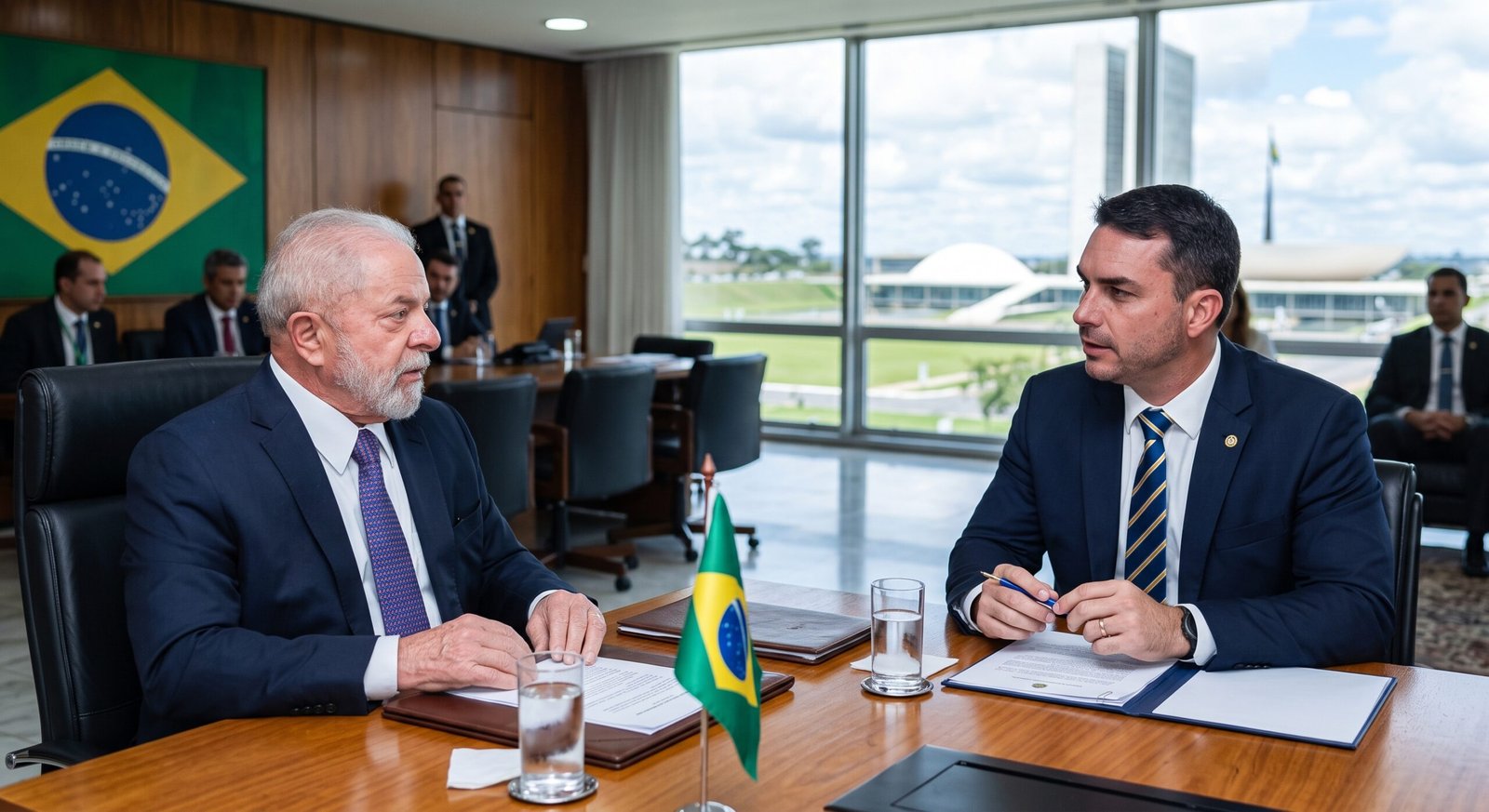 Flávio Bolsonaro encurrala Lula em empate histórico e põe STF contra a parede